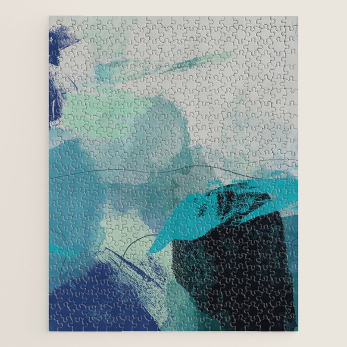 sea ocean abstract art Jigsaw Puzzle Gallery Image 1