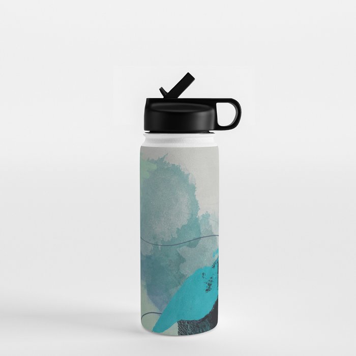 sea ocean abstract art Water Bottle Gallery Image 1
