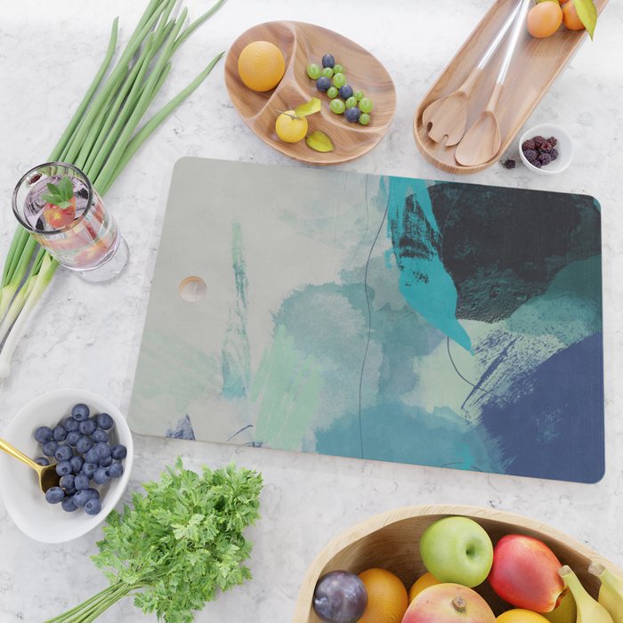 sea ocean abstract art Cutting Board Gallery Image 2