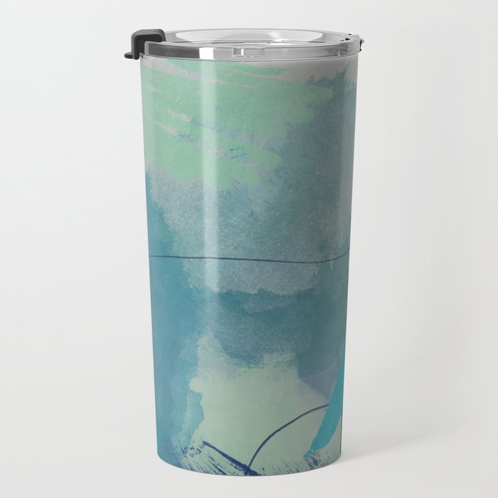 sea ocean abstract art Travel Mug Gallery Image 3