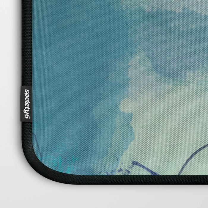 sea ocean abstract art Laptop Sleeve Gallery Image 3