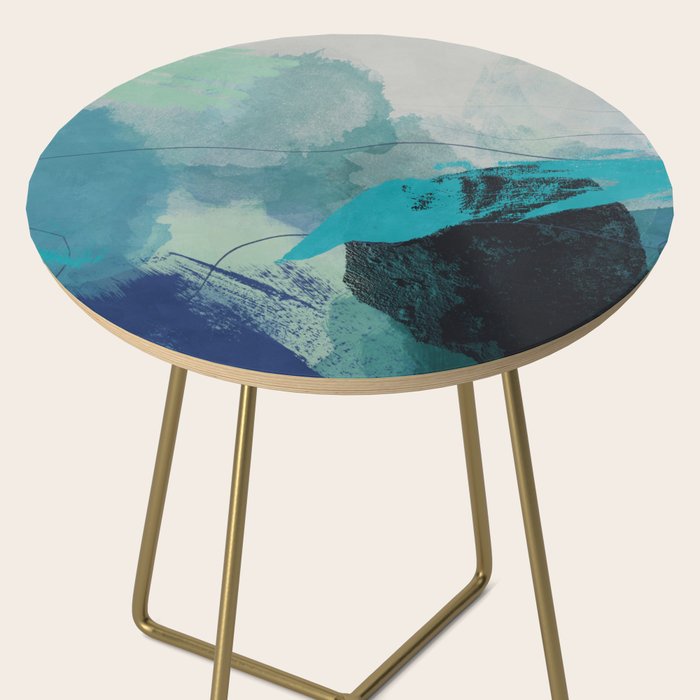 sea ocean abstract art Side Table Gallery Image 2