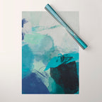 sea ocean abstract art Wrapping Paper Gallery Image 1
