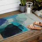 sea ocean abstract art Outdoor Rug Gallery Image 2