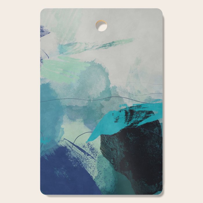 sea ocean abstract art Cutting Board Gallery Image 1