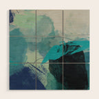 sea ocean abstract art Wood Wall Art Gallery Image 1