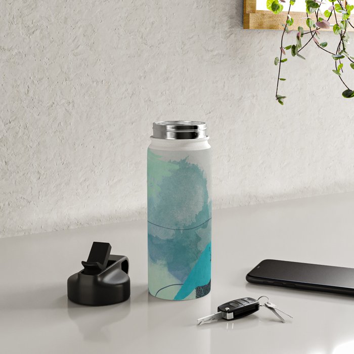 sea ocean abstract art Water Bottle Gallery Image 4