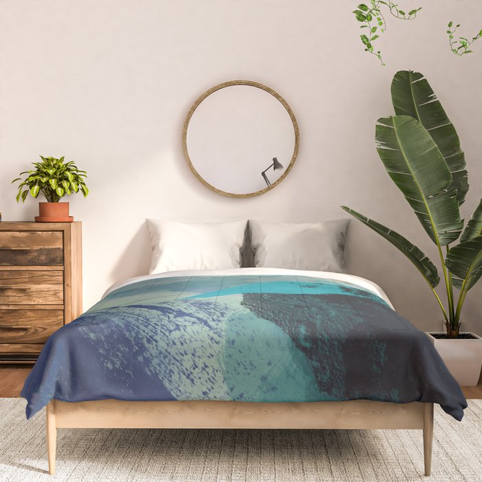 sea ocean abstract art Comforter Gallery Image 3