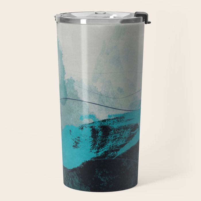 sea ocean abstract art Travel Mug Gallery Image 2