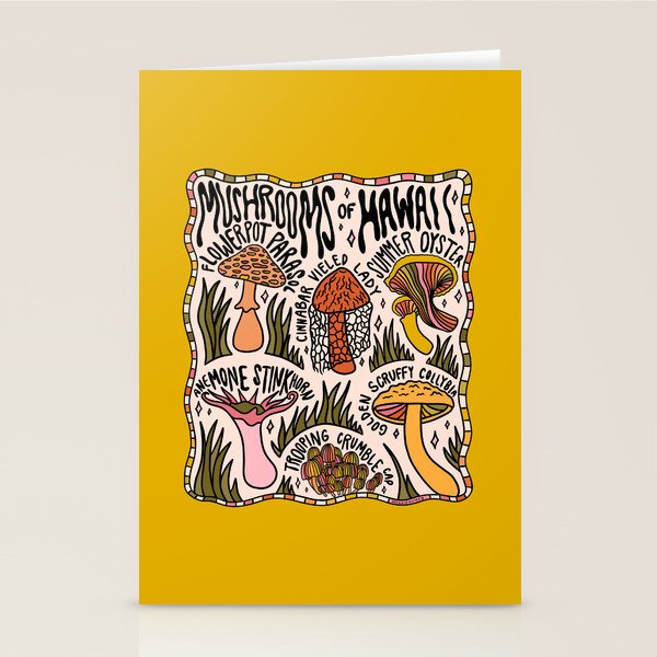 Mushrooms of Hawaii Stationery Card Gallery Image 2