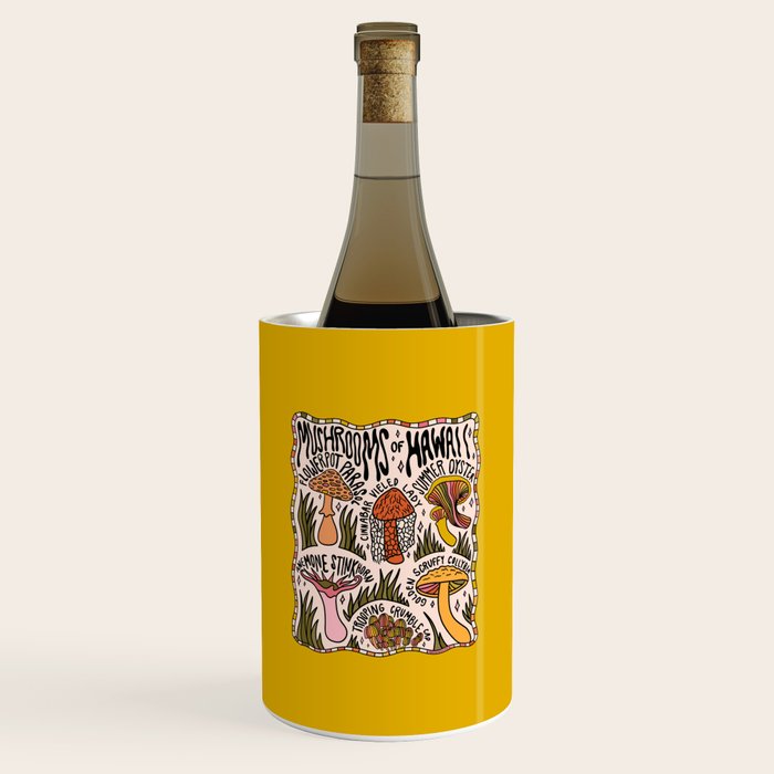 Mushrooms of Hawaii Wine Chiller Gallery Image 1