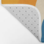 Minimalist abstract waves Bath Mat Gallery Image 2