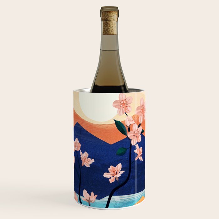 Warm spring sunchine near the flowing river Wine Chiller Gallery Image 3