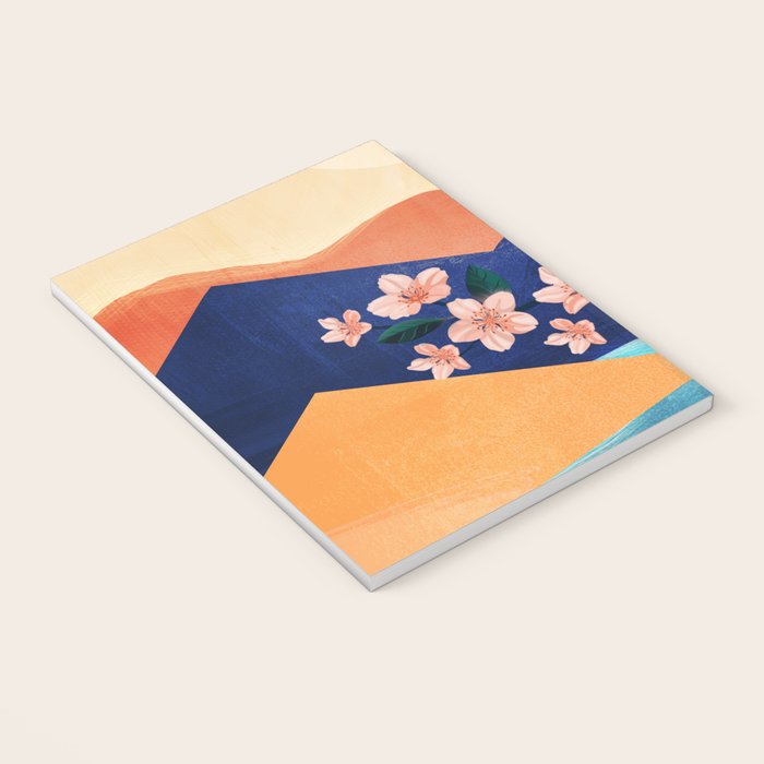 Warm spring sunchine near the flowing river Notebook Gallery Image 3
