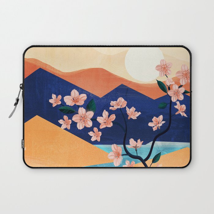 Warm spring sunchine near the flowing river Laptop Sleeve Gallery Image 1