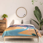 Warm spring sunchine near the flowing river Comforter Gallery Image 3