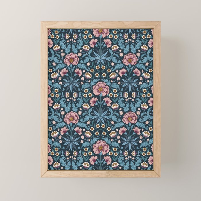 Romantic Botanica - Carnation Mini Art Print Gallery Image 1