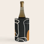 Abstract Face Line Art 04 Wine Chiller Gallery Image 1