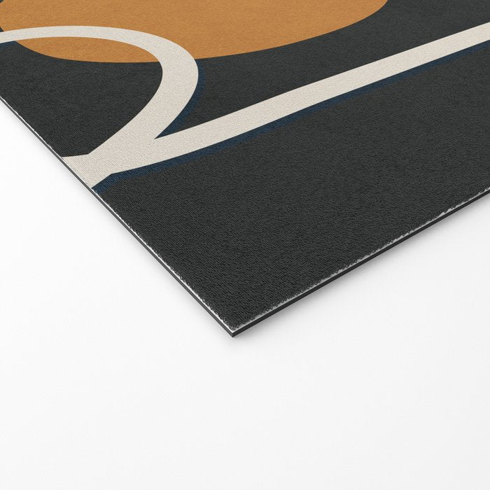 Abstract Face Line Art 04 Welcome Mat Gallery Image 2