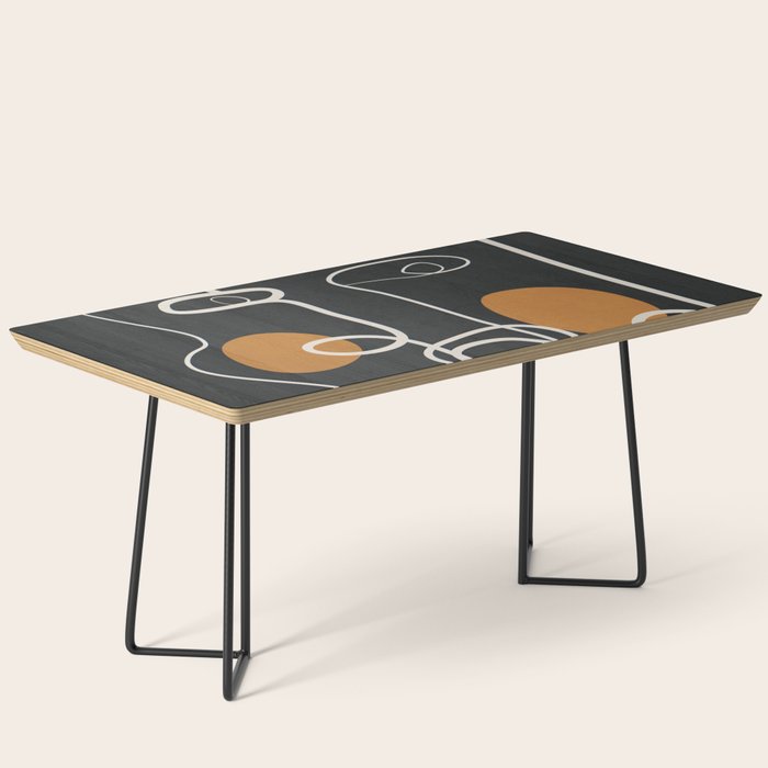 Abstract Face Line Art 04 Coffee Table Gallery Image 1
