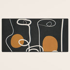 Abstract Face Line Art 04 Desk Mat Gallery Image 3