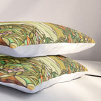 Louis Comfort Tiffany - Stained glass. Tree of life Pillow Sham Gallery Image 3