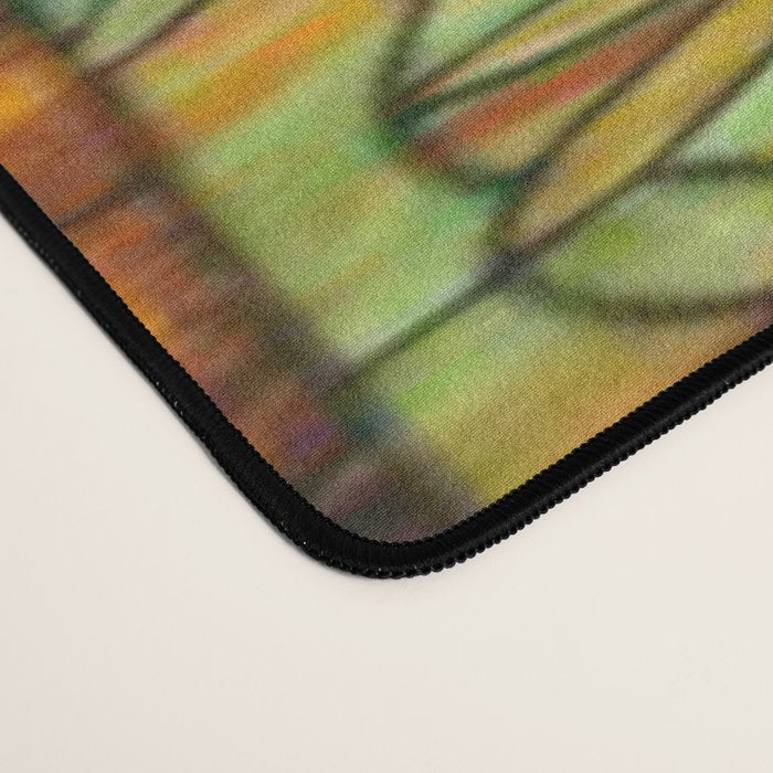 Louis Comfort Tiffany - Stained glass. Tree of life Desk Mat Gallery Image 4