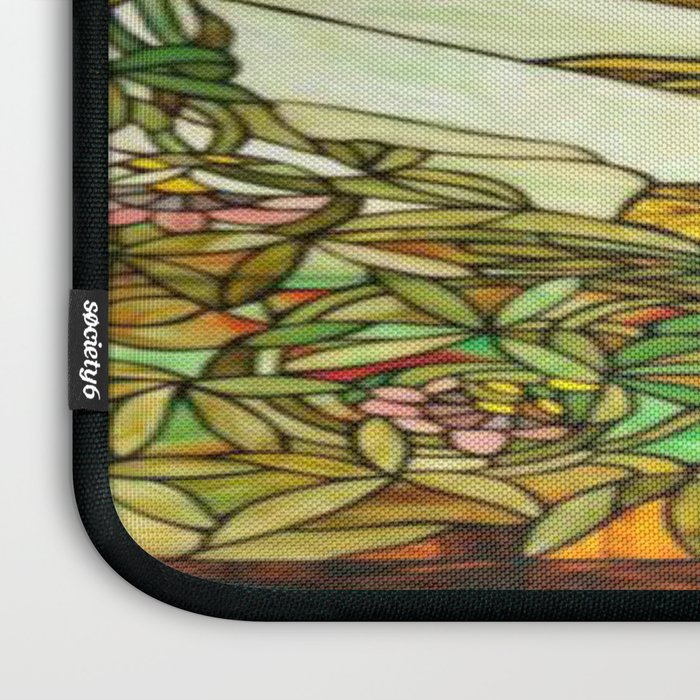 Louis Comfort Tiffany - Stained glass. Tree of life Laptop Sleeve Gallery Image 3