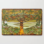 Louis Comfort Tiffany - Stained glass. Tree of life Cutting Board Gallery Image 1