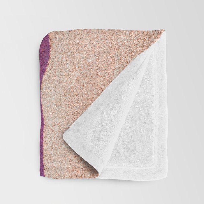 Echoes of Gypsophila / Orange & Pink Throw Blanket Gallery Image 3