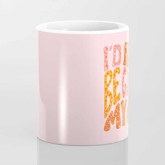 I'd Rather Be Cuddling My Cat Coffee Mug Gallery Image 4