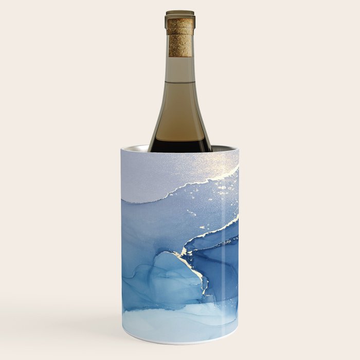 Abstract Blue Art Print By LandSartprints Wine Chiller Gallery Image 1