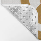 Pretzel Pattern - White Bath Mat Gallery Image 2