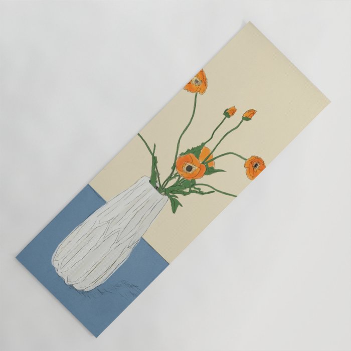Dear Reminder Blue Yoga Mat Gallery Image 1