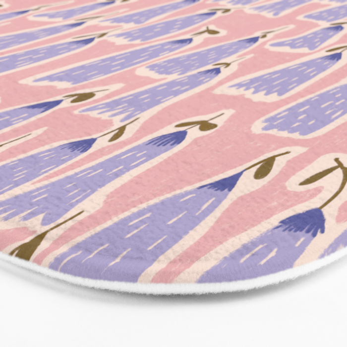 Oh little flower hand drawn pattern Bath Mat Gallery Image 3