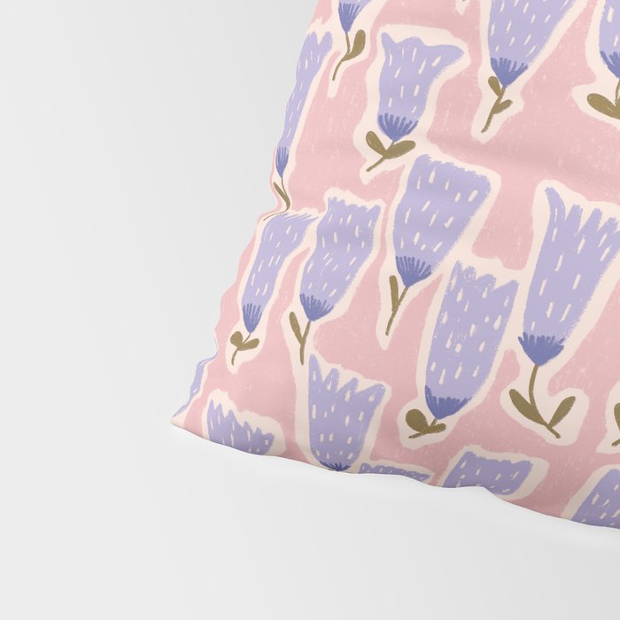 Oh little flower hand drawn pattern Pillow Sham Gallery Image 4