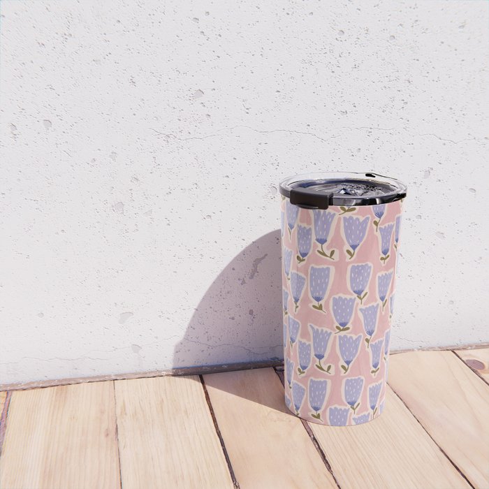 Oh little flower hand drawn pattern Travel Mug Gallery Image 4