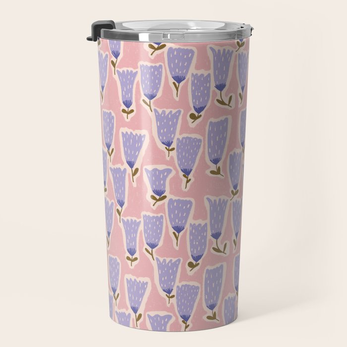 Oh little flower hand drawn pattern Travel Mug Gallery Image 3