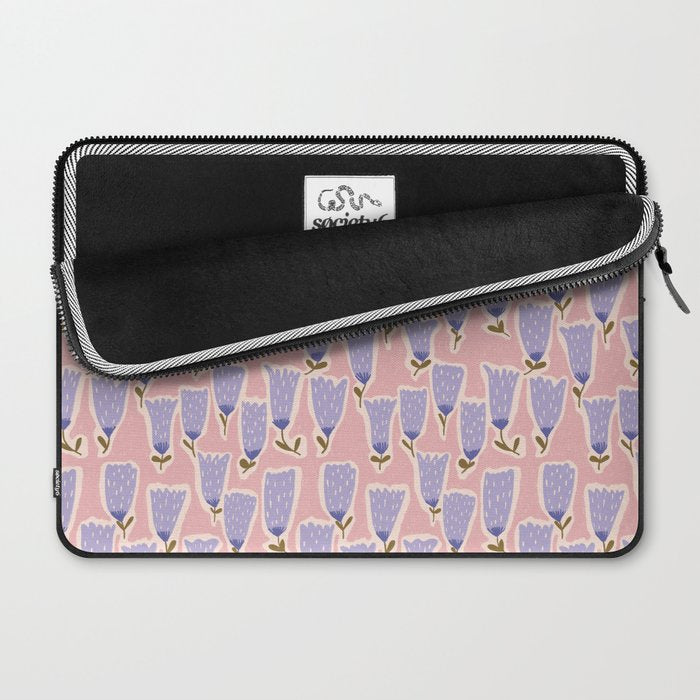 Oh little flower hand drawn pattern Laptop Sleeve Gallery Image 2