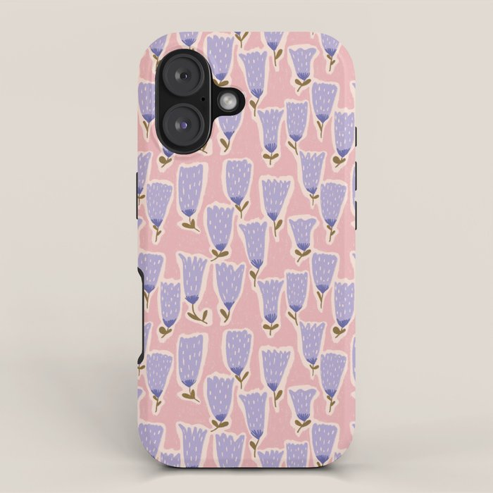 Oh little flower hand drawn pattern iPhone Case Gallery Image 1