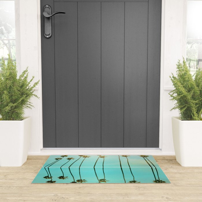 Palm Reflections Welcome Mat Gallery Image 3