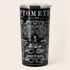 Optometrist Optometry Eye Doctor Tools Vintage Patent Print Travel Mug Gallery Image 1