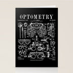 Optometrist Optometry Eye Doctor Tools Vintage Patent Print Stationery Card Gallery Image 2