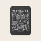 Optometrist Optometry Eye Doctor Tools Vintage Patent Print Bath Mat Gallery Image 1
