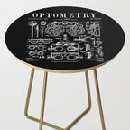 Optometrist Optometry Eye Doctor Tools Vintage Patent Print Side Table Gallery Image 2