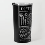 Optometrist Optometry Eye Doctor Tools Vintage Patent Print Travel Mug Gallery Image 3