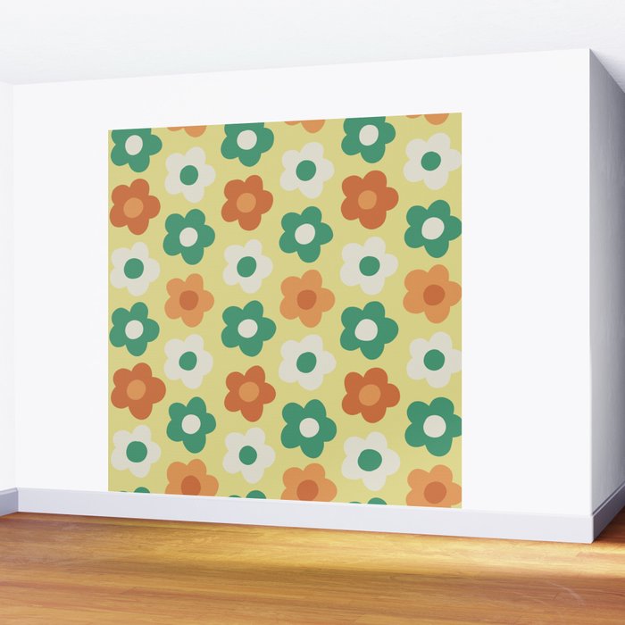 2000 floral Wall Mural Gallery Image 2