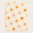 Sherbet Sunnies | Boho Sun Pattern Poster Gallery Image 4