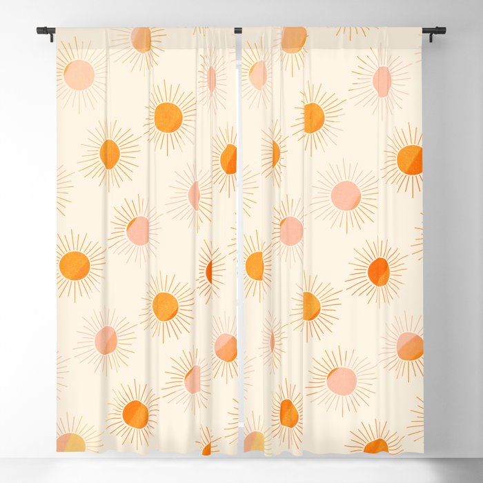Sherbet Sunnies | Boho Sun Pattern Window Curtain Gallery Image 5