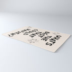 What's The Best That Could Happen in Black and White Rug Gallery Image 3